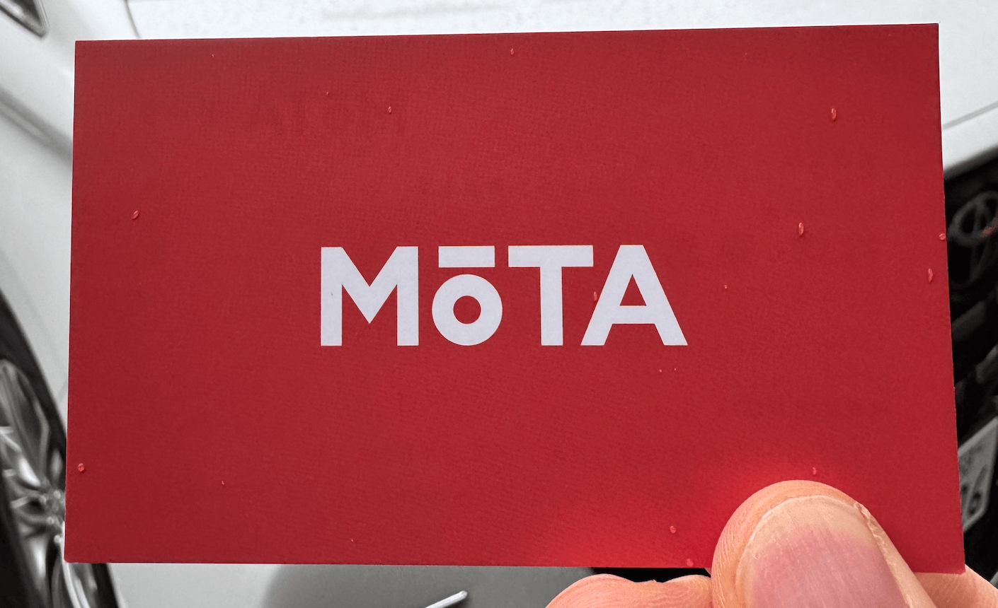 MOTA担当の名刺